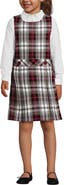 Lands' End Girls Uniform Plaid Jumper