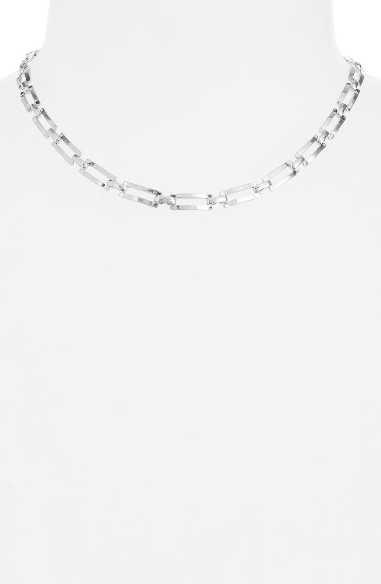 Madewell Rectangular Chain Necklace Gift Box, Alternate, color, 