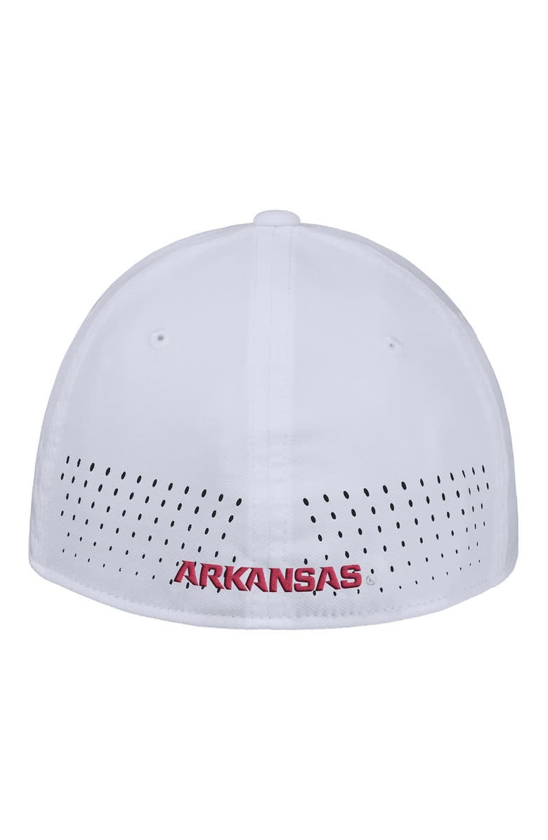 Nike Men's Nike White Arkansas Razorbacks 2025 On-Field Performance Flex Hat, Alternate, color,