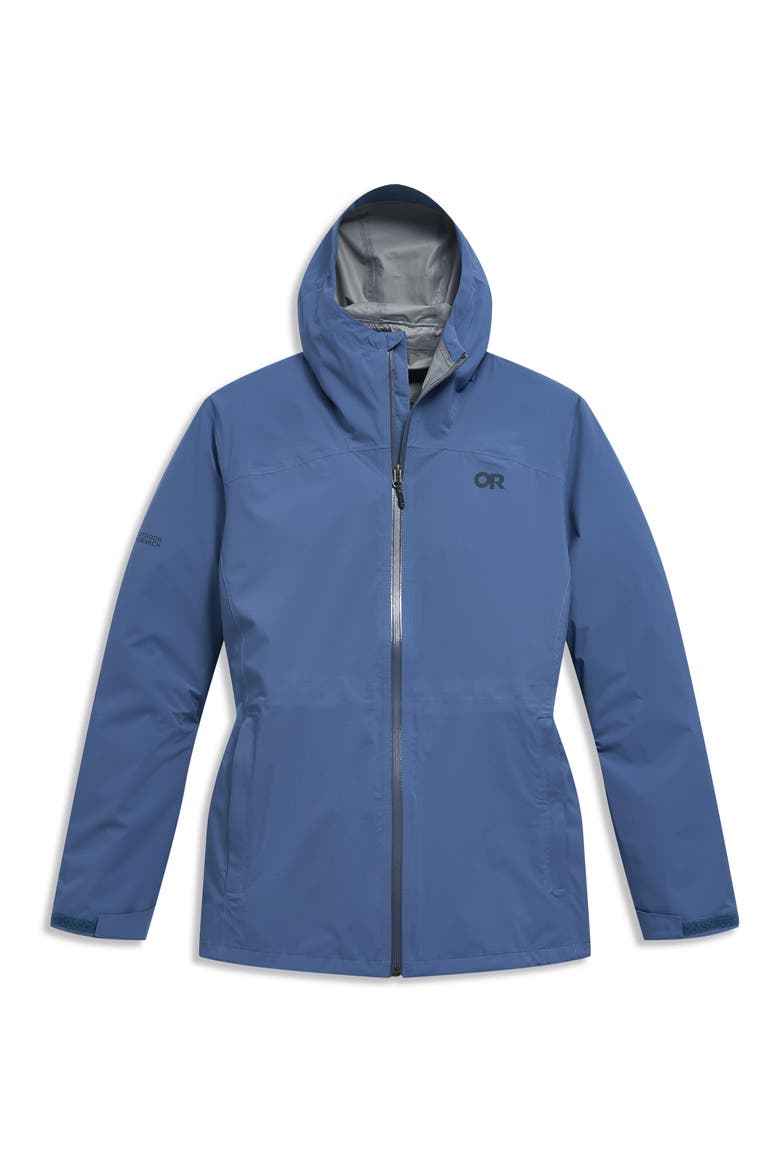Stratoburst Stretch Rain Jacket, Main, color, SKYLINE