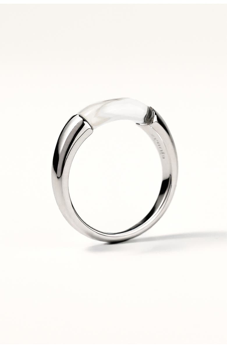 Zynnia Collective Split Ring, Main, color, Silver