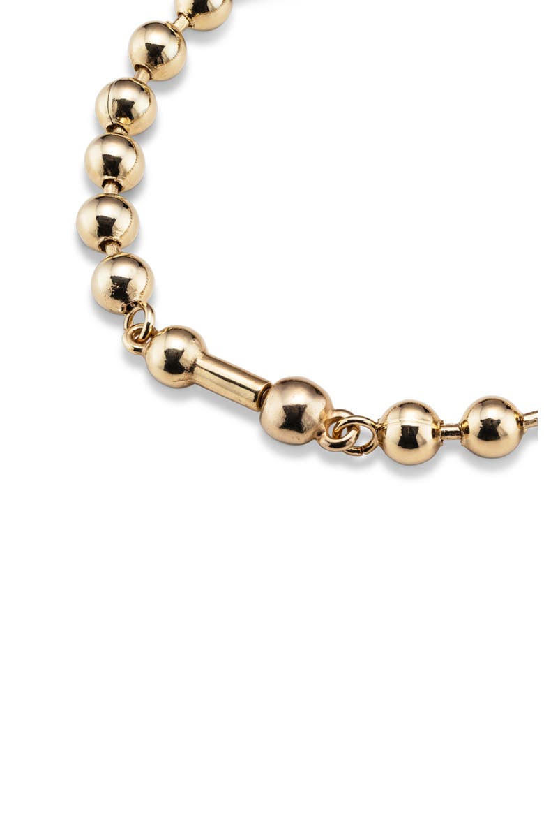 18K Gold-Plated Chain Bracelet, Alternate, color, Gold