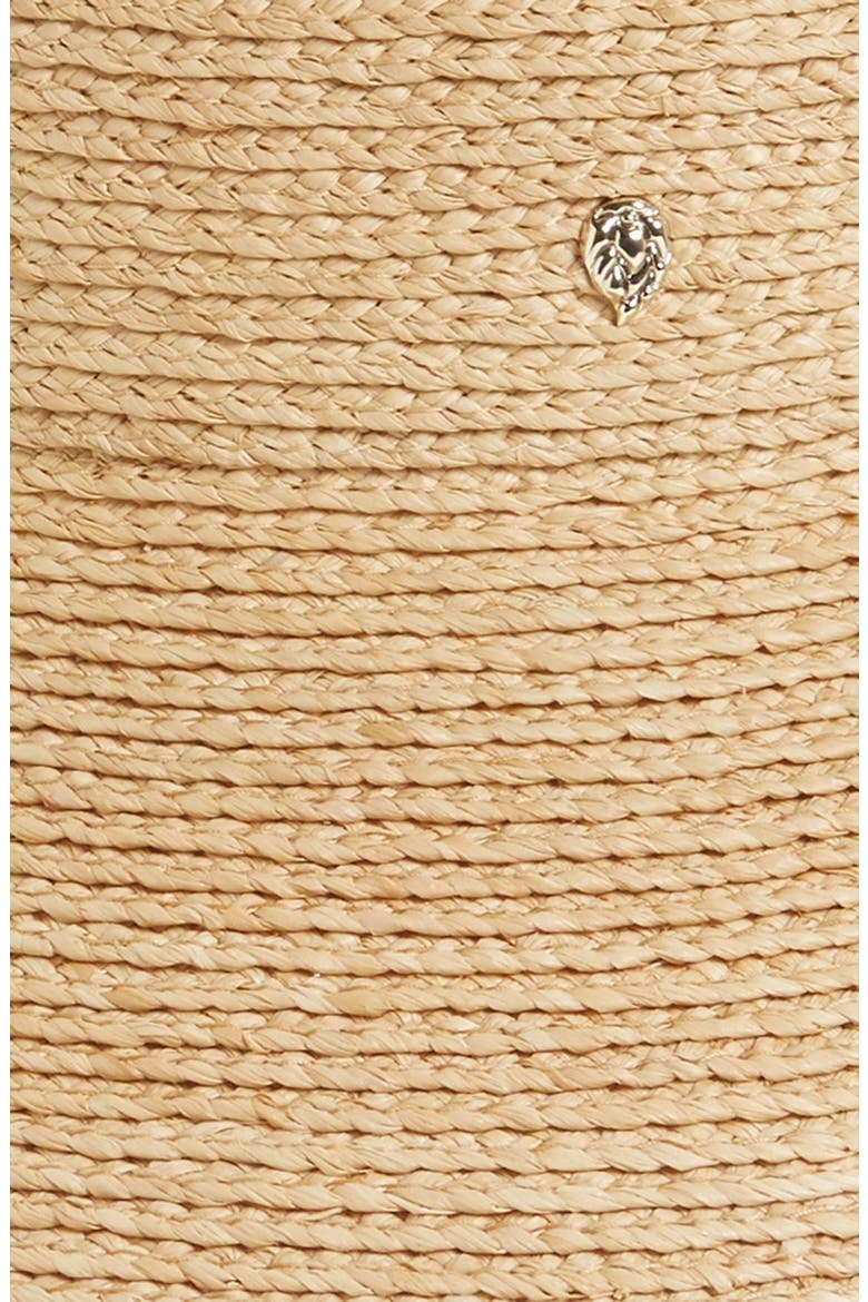 Mita Packable Raffia Visor, Alternate, color, NATURAL SAND