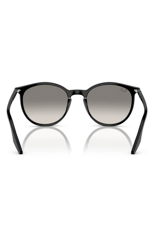 Ray Ban Ray-ban 54mm Gradient Phantos Round Sunglasses In Black