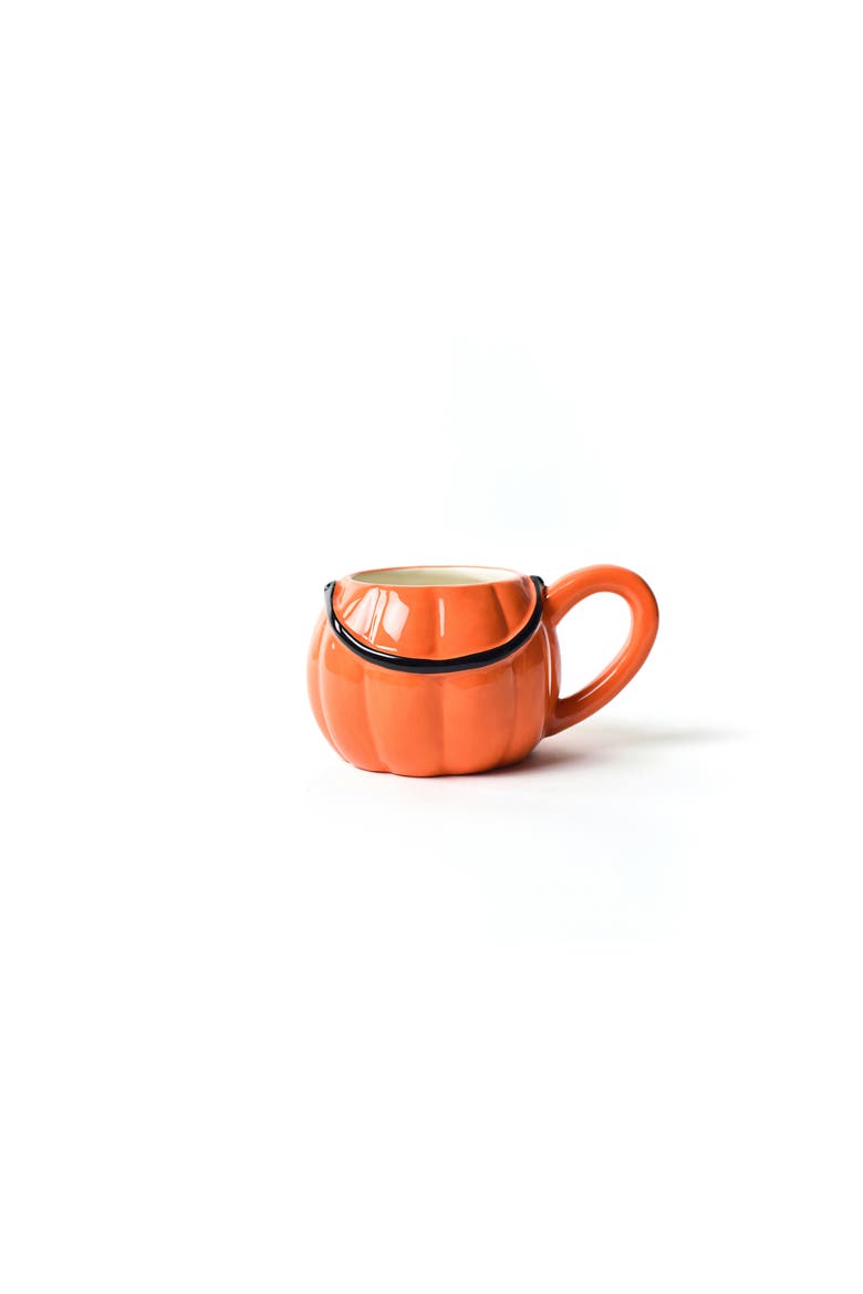 Treat Bucket Shaped Mug, Alternate, color, Orange