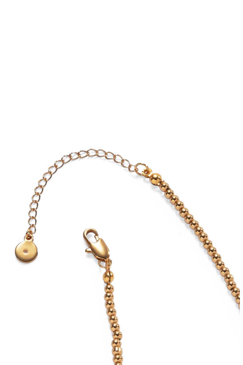 Summer Fruits Charm Necklace, Alternate, color, Gold