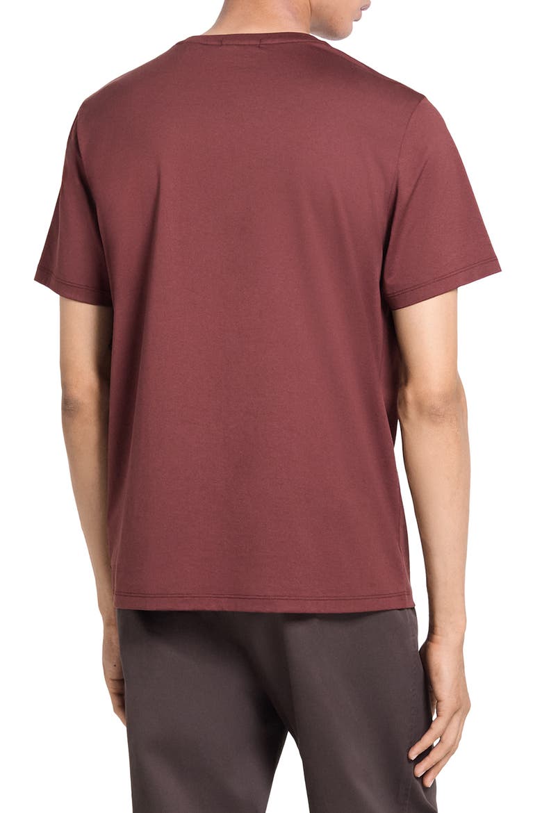 Precise Cotton T-Shirt, Alternate, color, DEEP AUBURN - 2U6