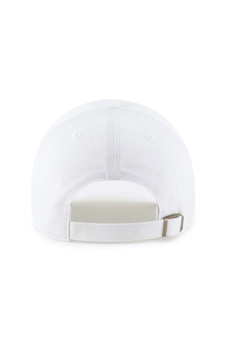 Men's '47 White Oklahoma Sooners Americana Heritage Clean Up Adjustable Hat, Alternate, color, White