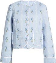 Hill House Home The Rowan Quilted Crop Jacket