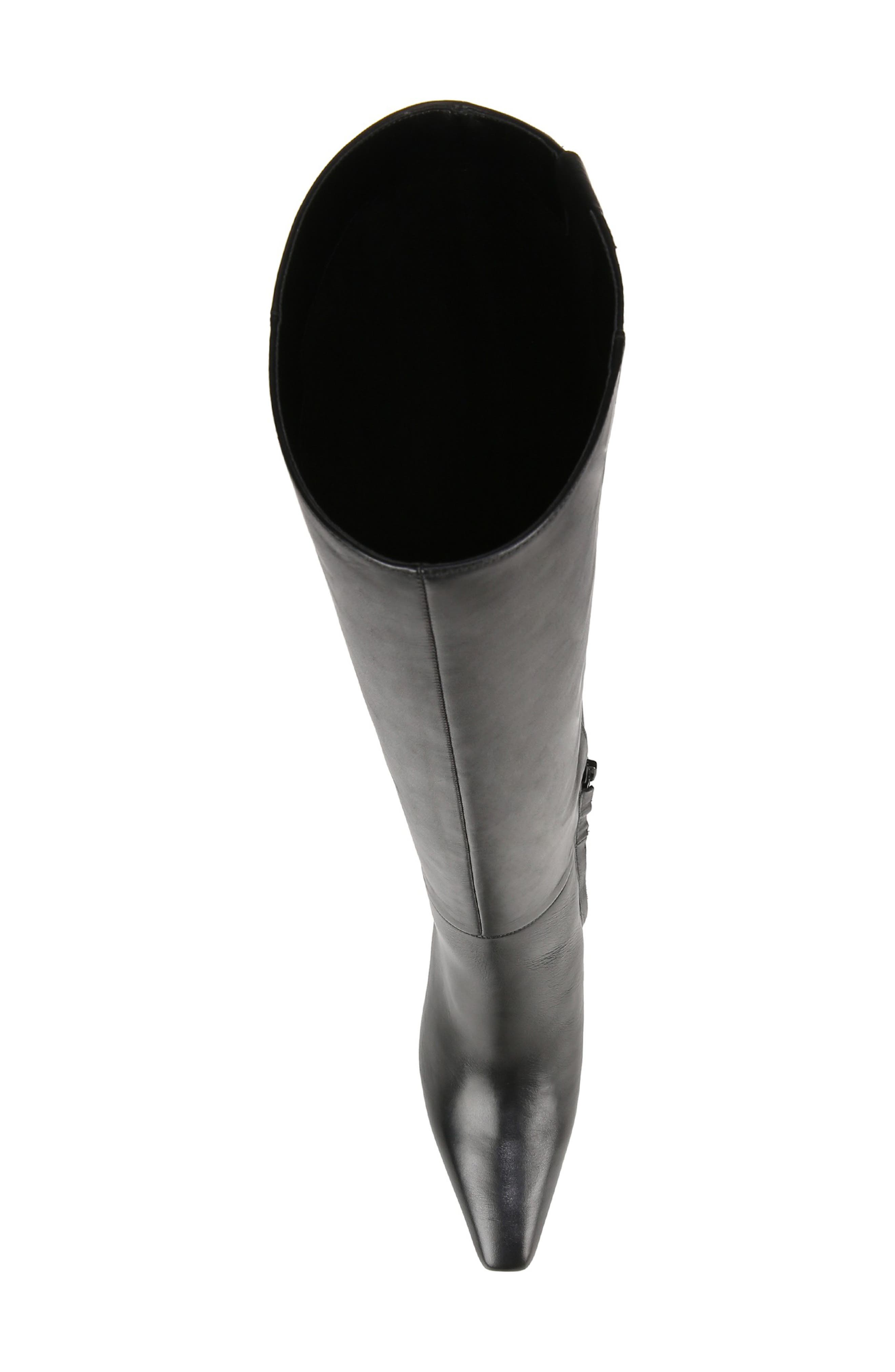 Sylvia Knee High Boot, Alternate, color, BLACK