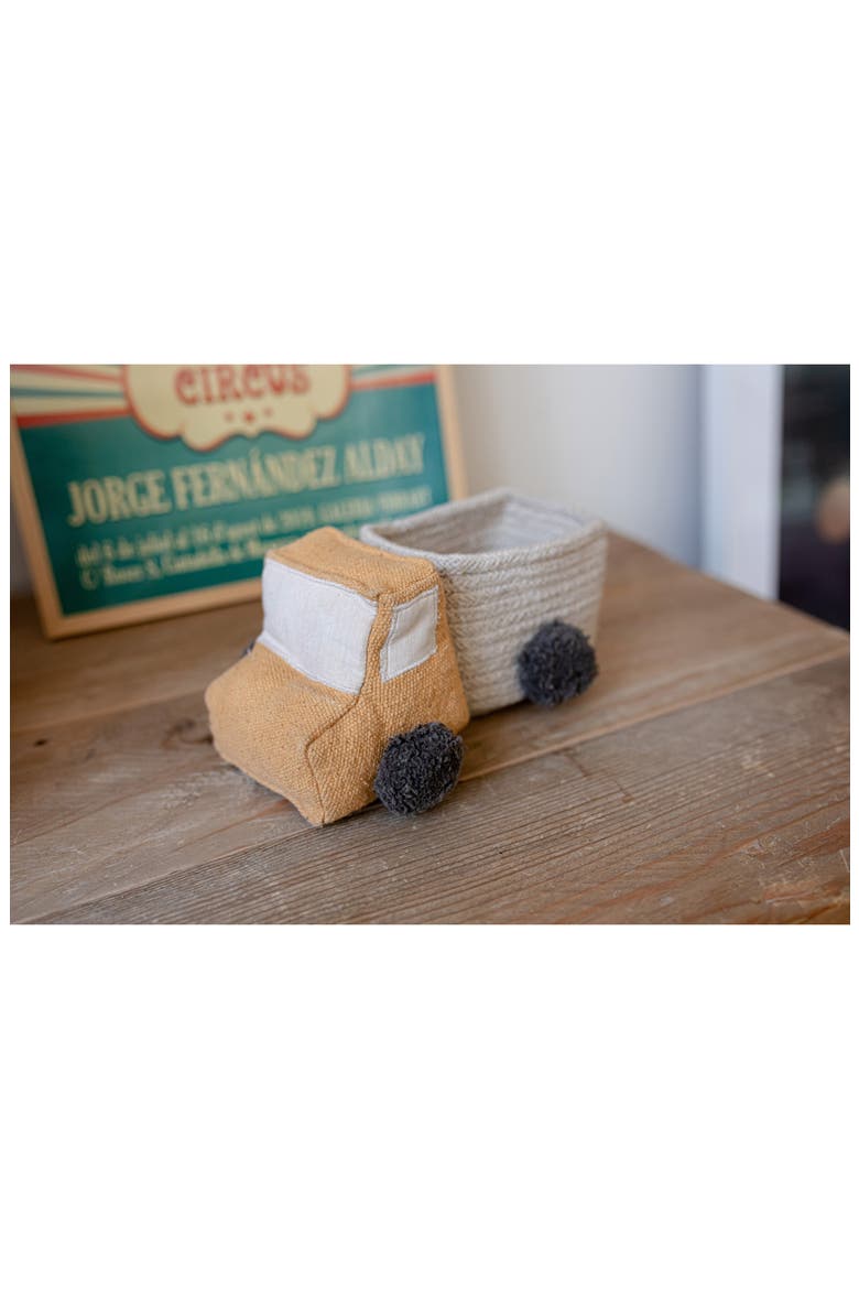 Kids' Set of 2 Mini Truck Baskets, Alternate, color, NATURAL DARK GREY VINTAGE