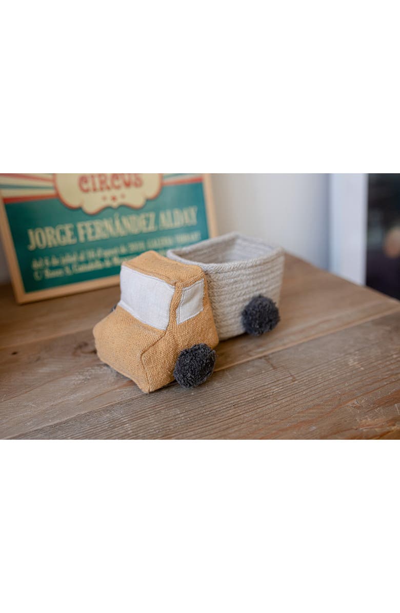 Lorena Canals Kids' Set of 2 Mini Truck Baskets, Alternate, color, Natural Dark Grey Vintage