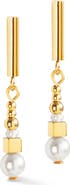 COEUR DE LION Shimmering Princess Pearls Gold Earrings