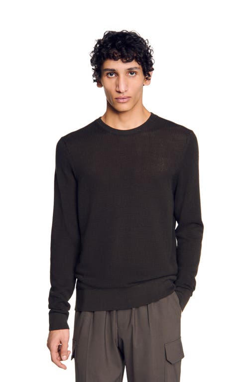 Sandro Textured Knit Sweater