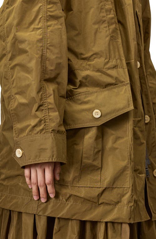 Alex Mill X Becky Malinsky Oversize Hooded Jacket In Green