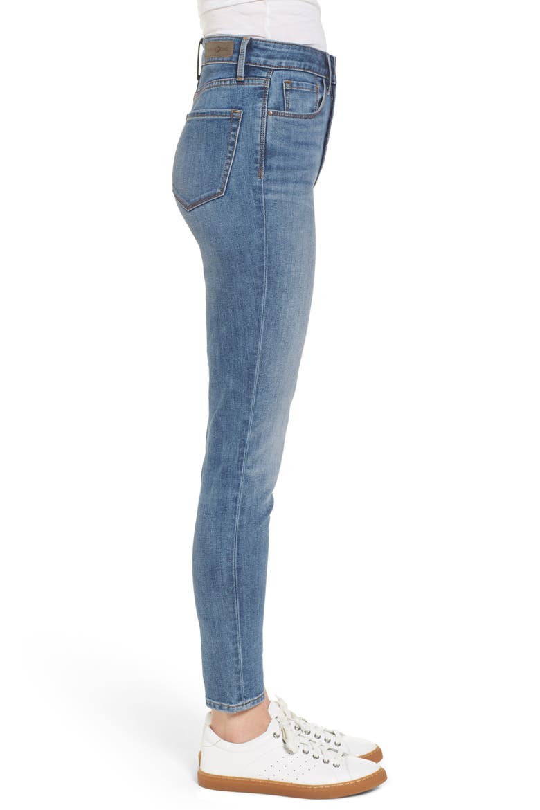 Charity High Waist Skinny Ankle Jeans, Alternate, color, RAIN DUSK WORN