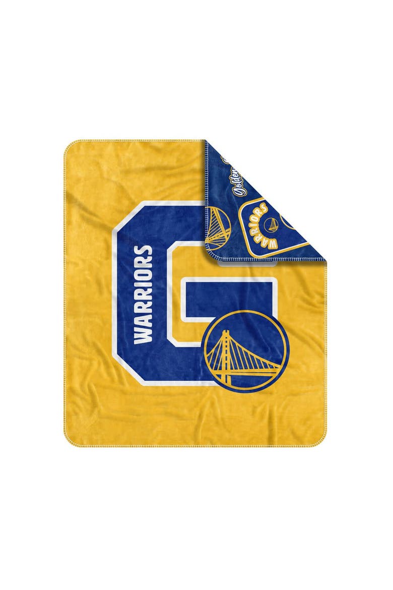 Golden State Warriors 50" x 60" Dream Weave Throw Blanket, Alternate, color, Royal