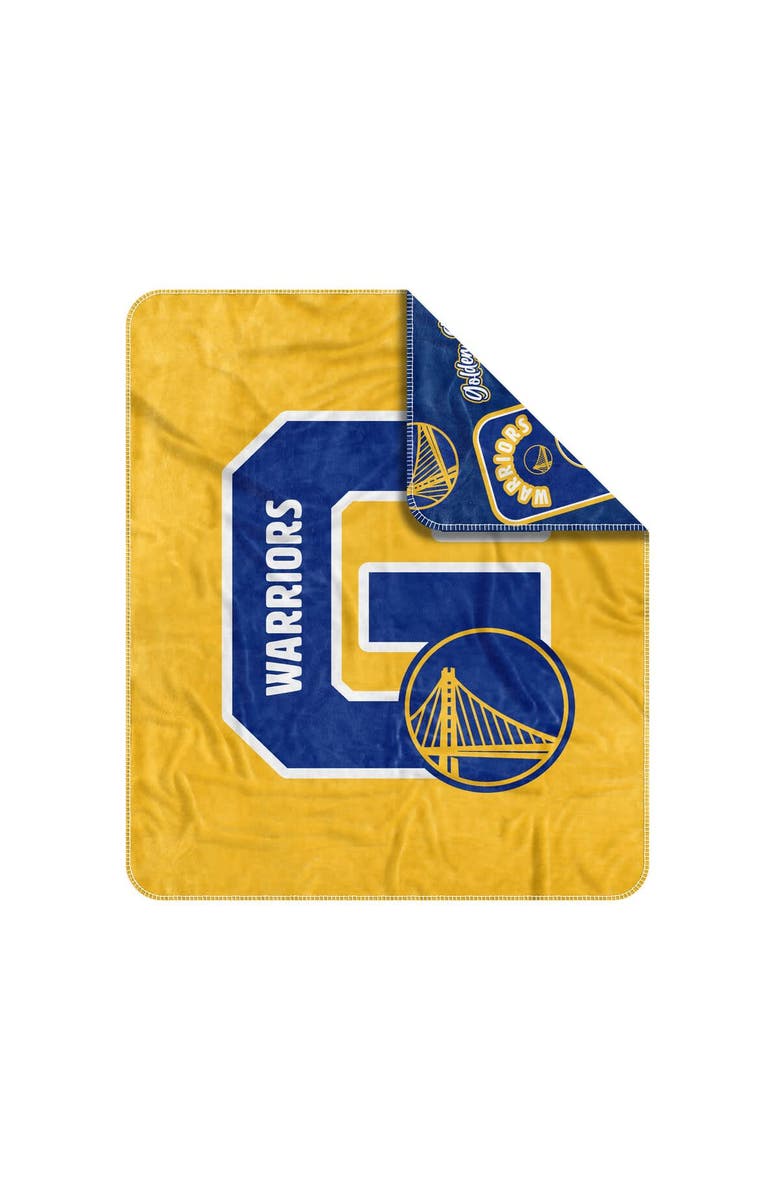 LOGO BRANDS Golden State Warriors 50" x 60" Dream Weave Throw Blanket, Alternate, color, Royal