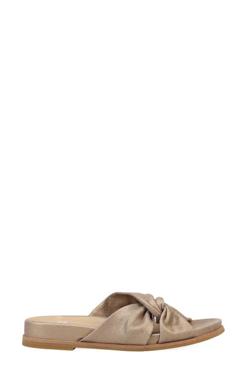 Eileen Fisher Dello Slide Sandal In Platinum