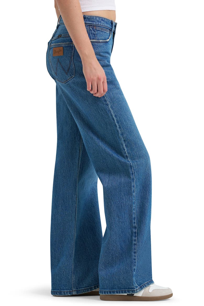 Western High Waist Wide Leg Jeans, Alternate, color, SPARROW