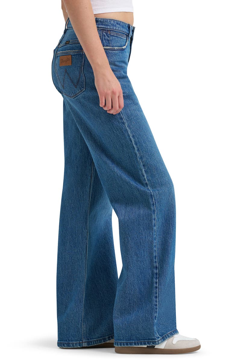 Wrangler Western High Waist Wide Leg Jeans, Alternate, color,
