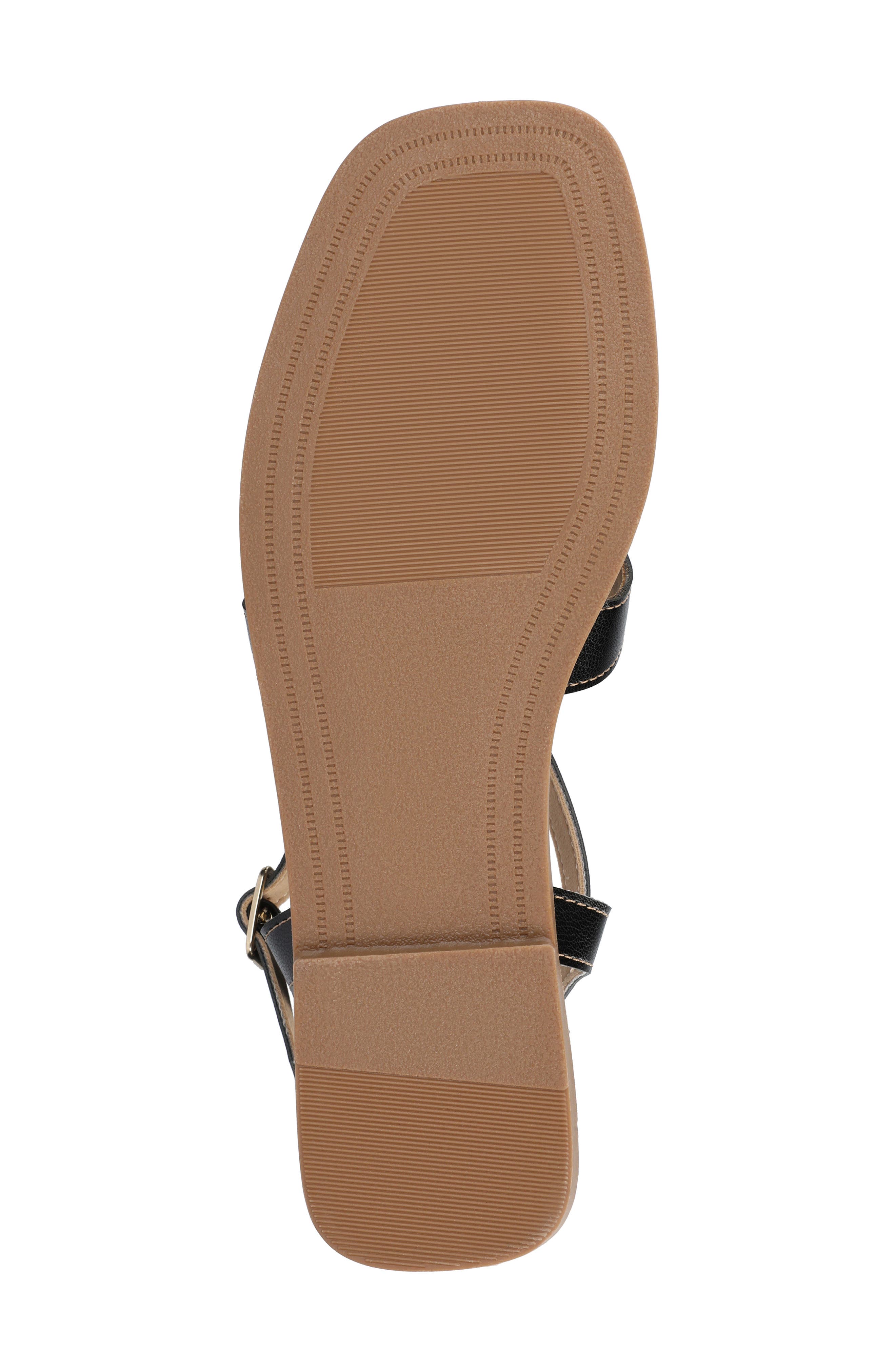 Journee Collection Bridey Sandal, Alternate, color, Black