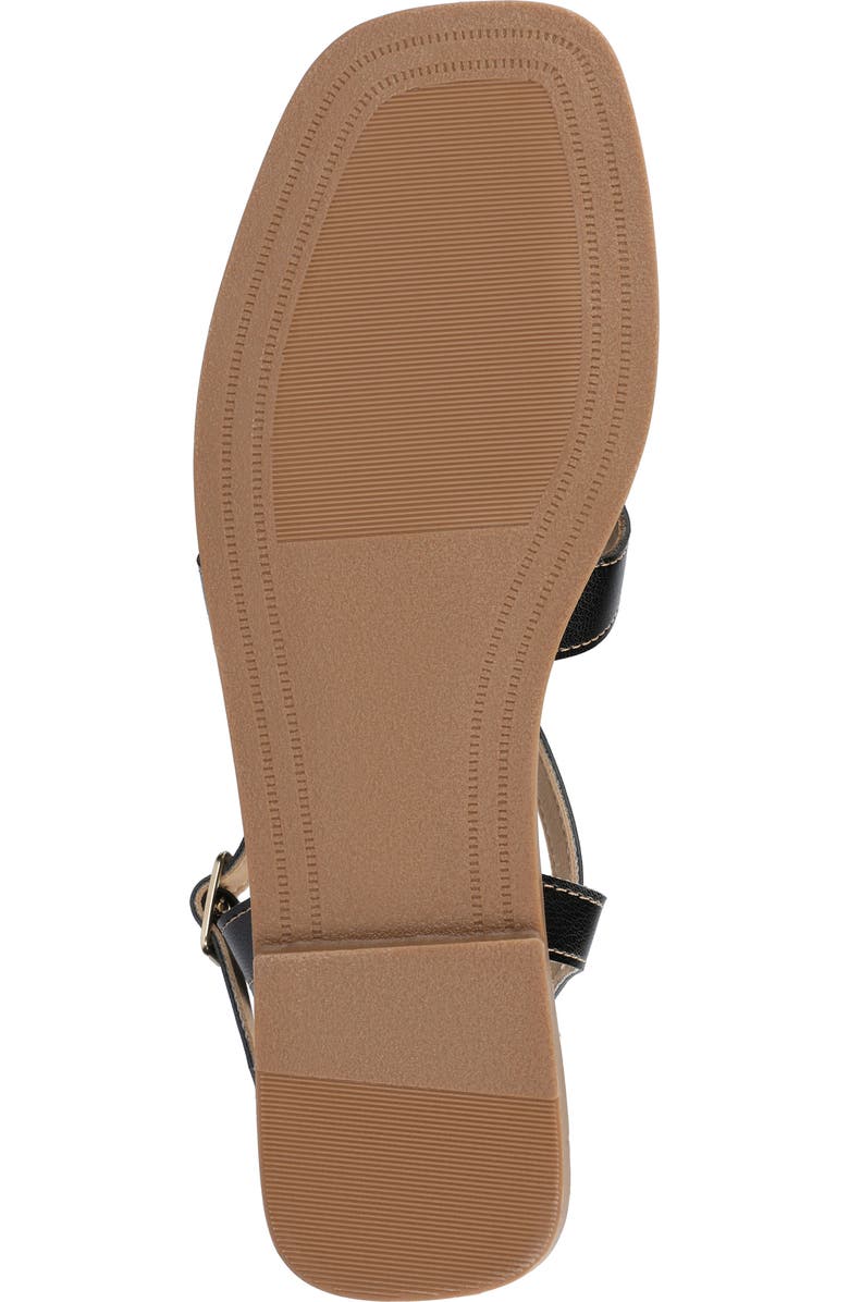 Journee Collection Bridey Sandal, Alternate, color, Black