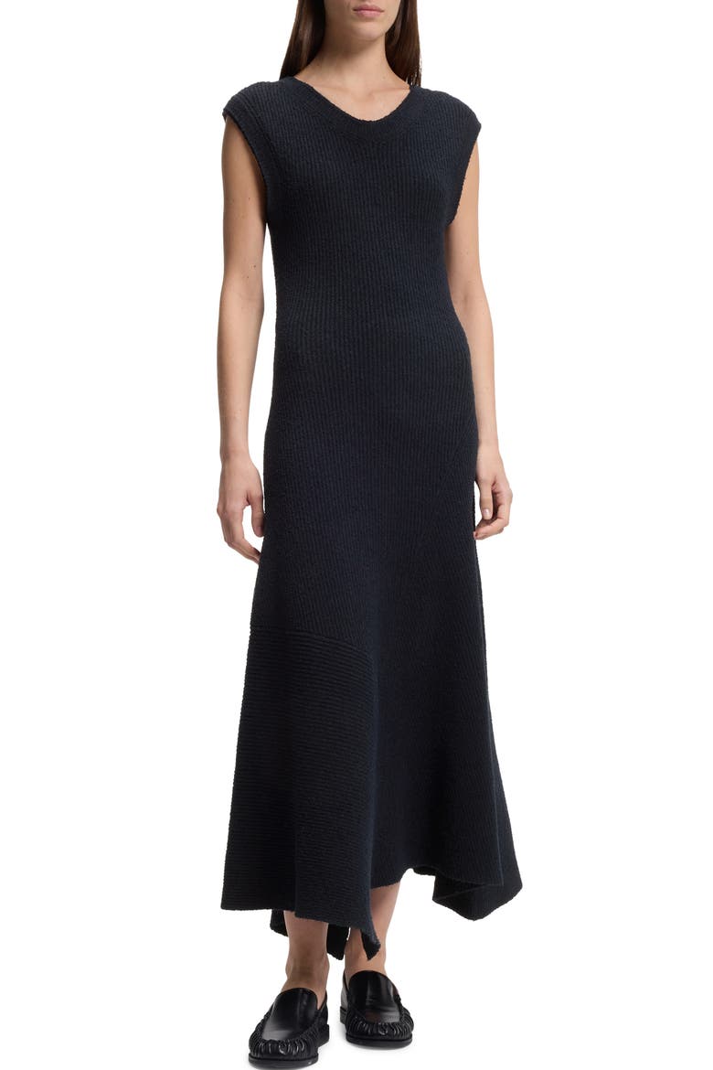 Forsizia Rib Maxi Sweater Dress, Main, color, SKY CAPTAIN
