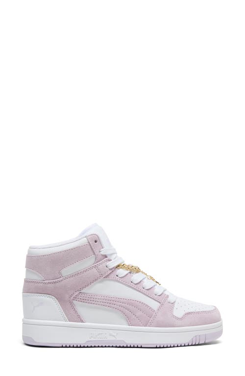 Puma Rebound Layup High Top Sneaker In Multi