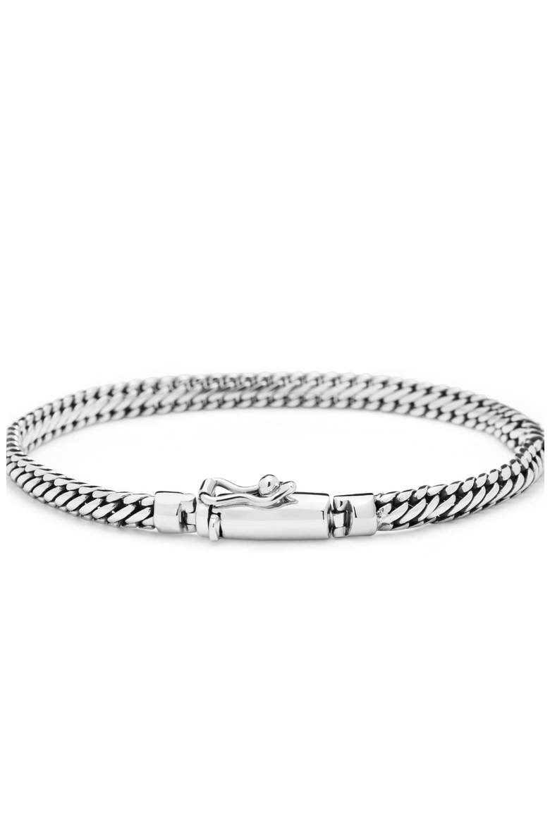 Sterling Silver Chain Bracelet, Main, color, Silver