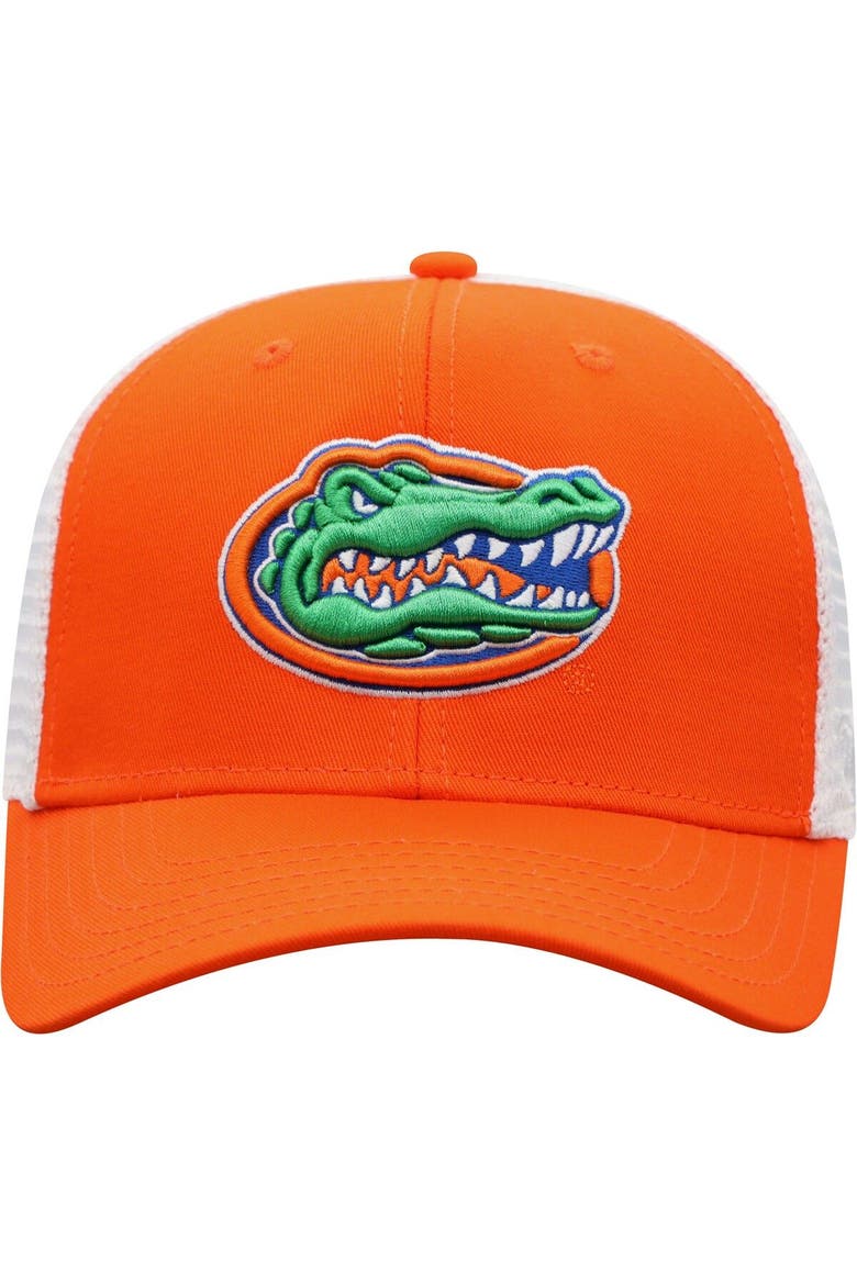 Men's Top of the World Orange/White Florida Gators Trucker Snapback Hat, Alternate, color, Orange