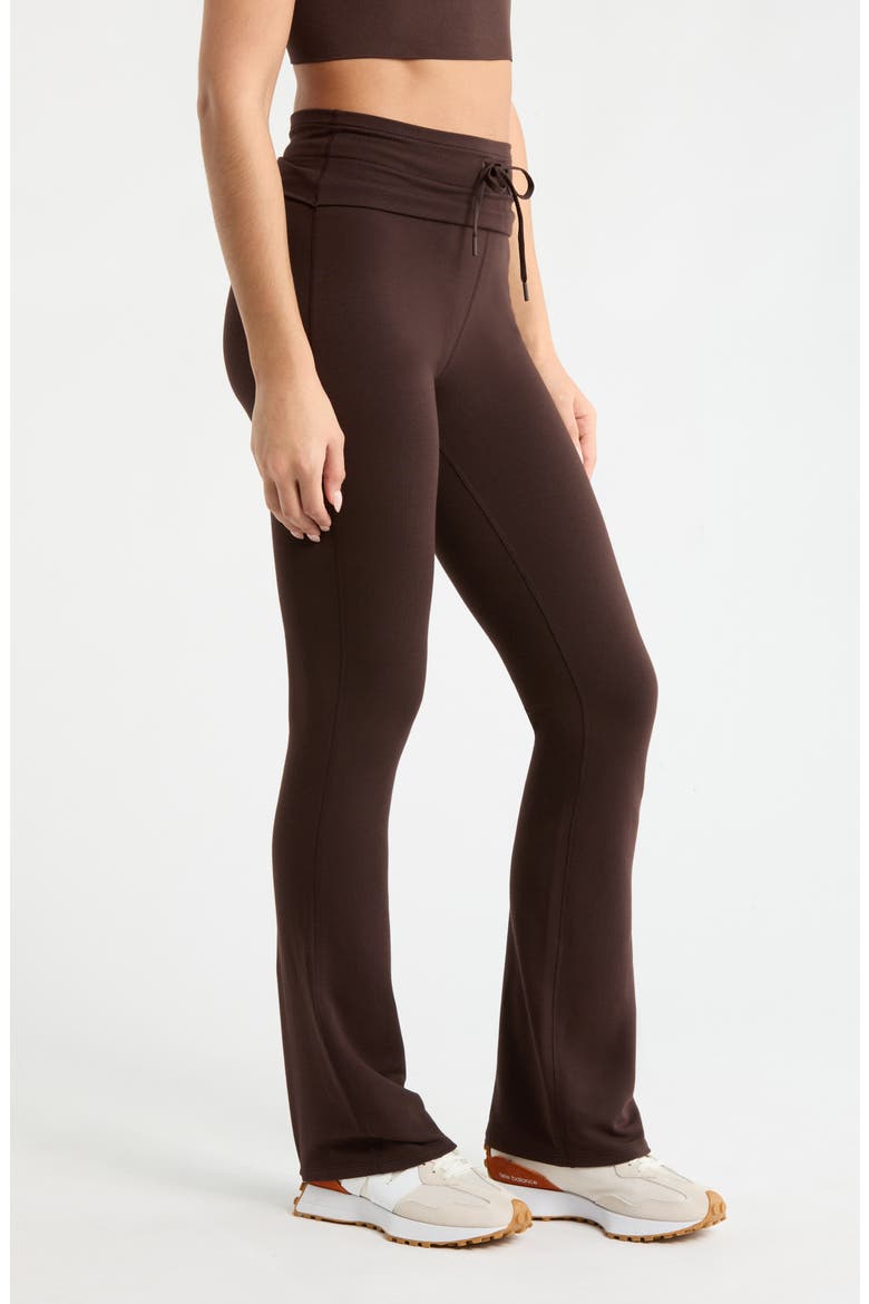 Weekend French Terry Pants, Alternate, color, BROWN MOLE'