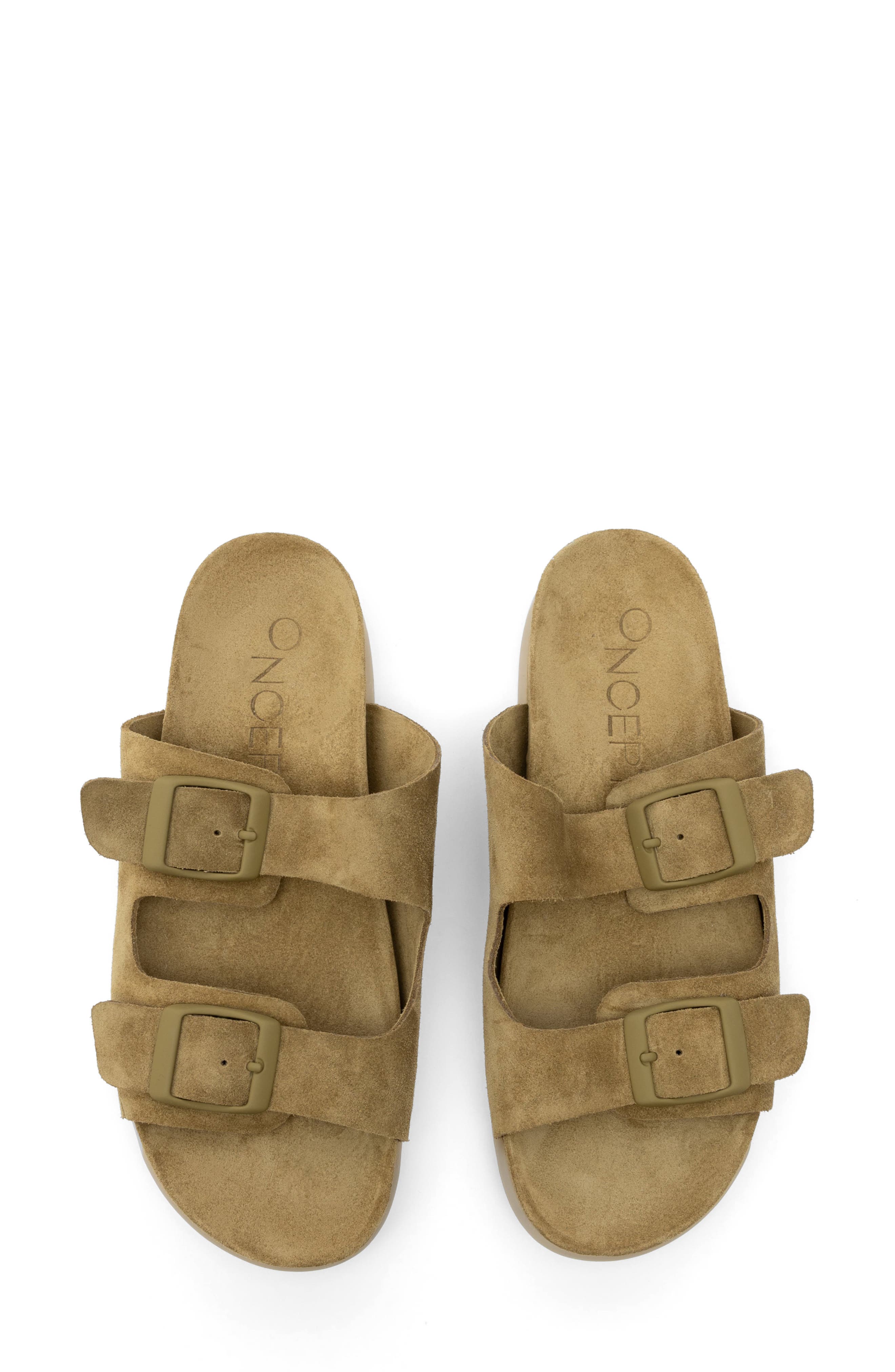 Savannah Buckle Slide Sandal - image 4