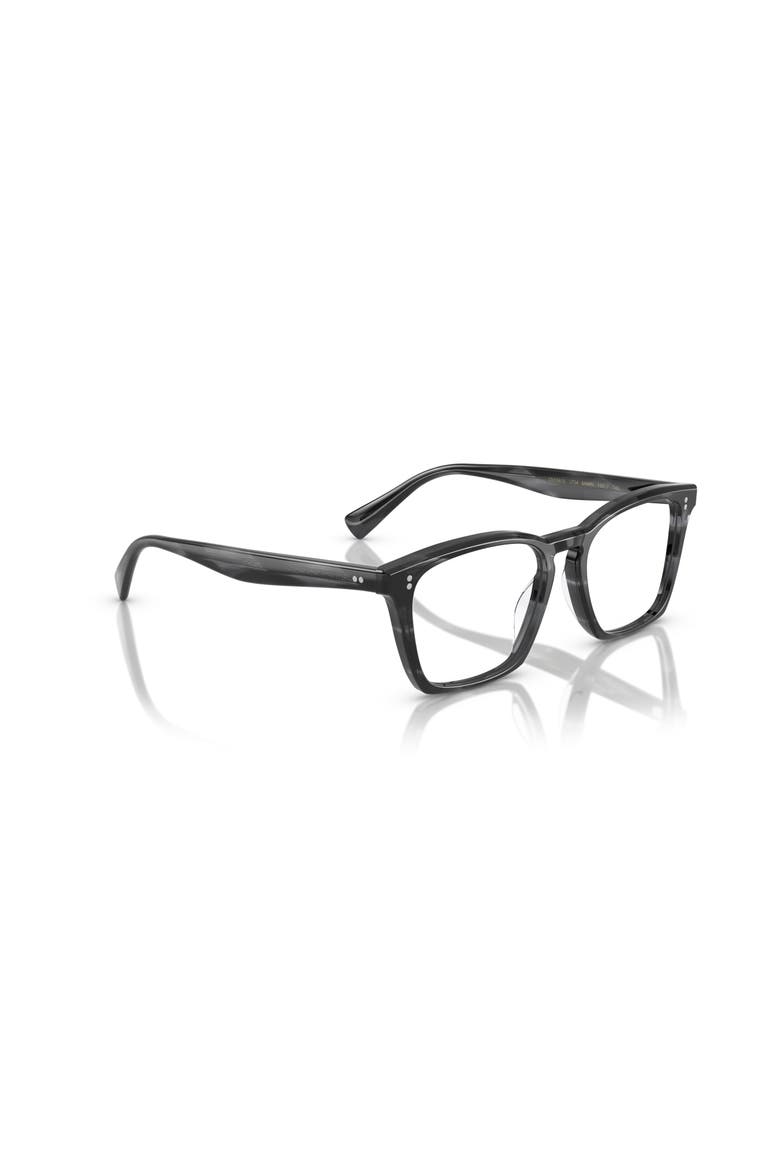52mm Rectangle optical glasses, Alternate, color, Blue