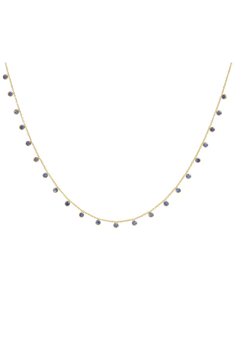 Dean Davidson Orsay Charm Necklace, Main, color, Midnight Blue/ Gold