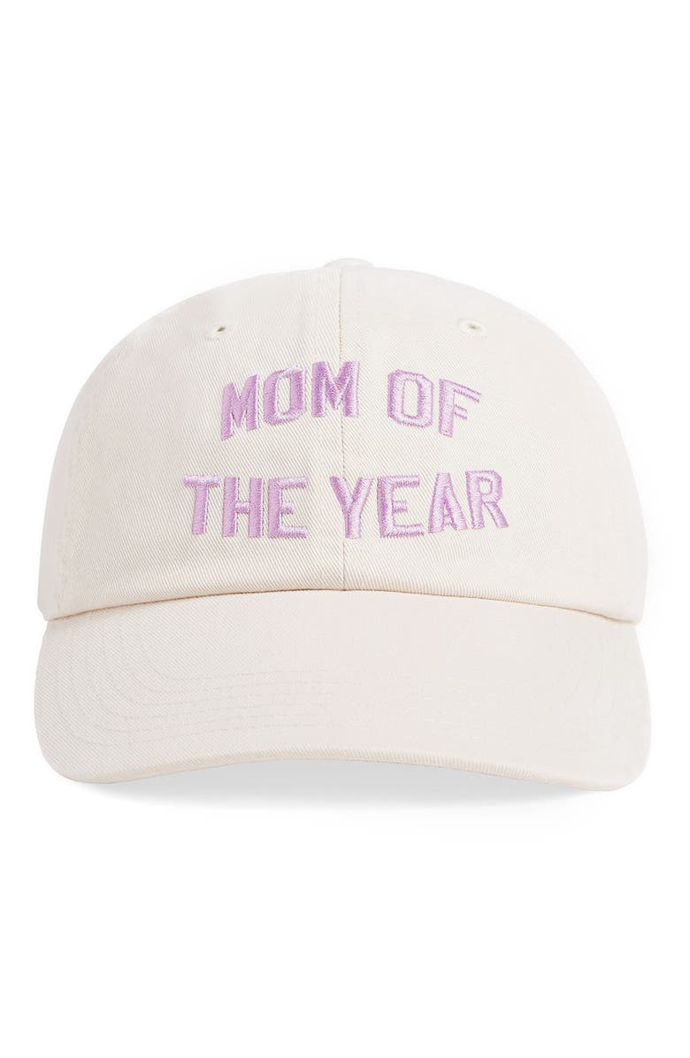 Favorite Daughter Mom of the Year Cotton Twill Baseball Cap, Main, color,