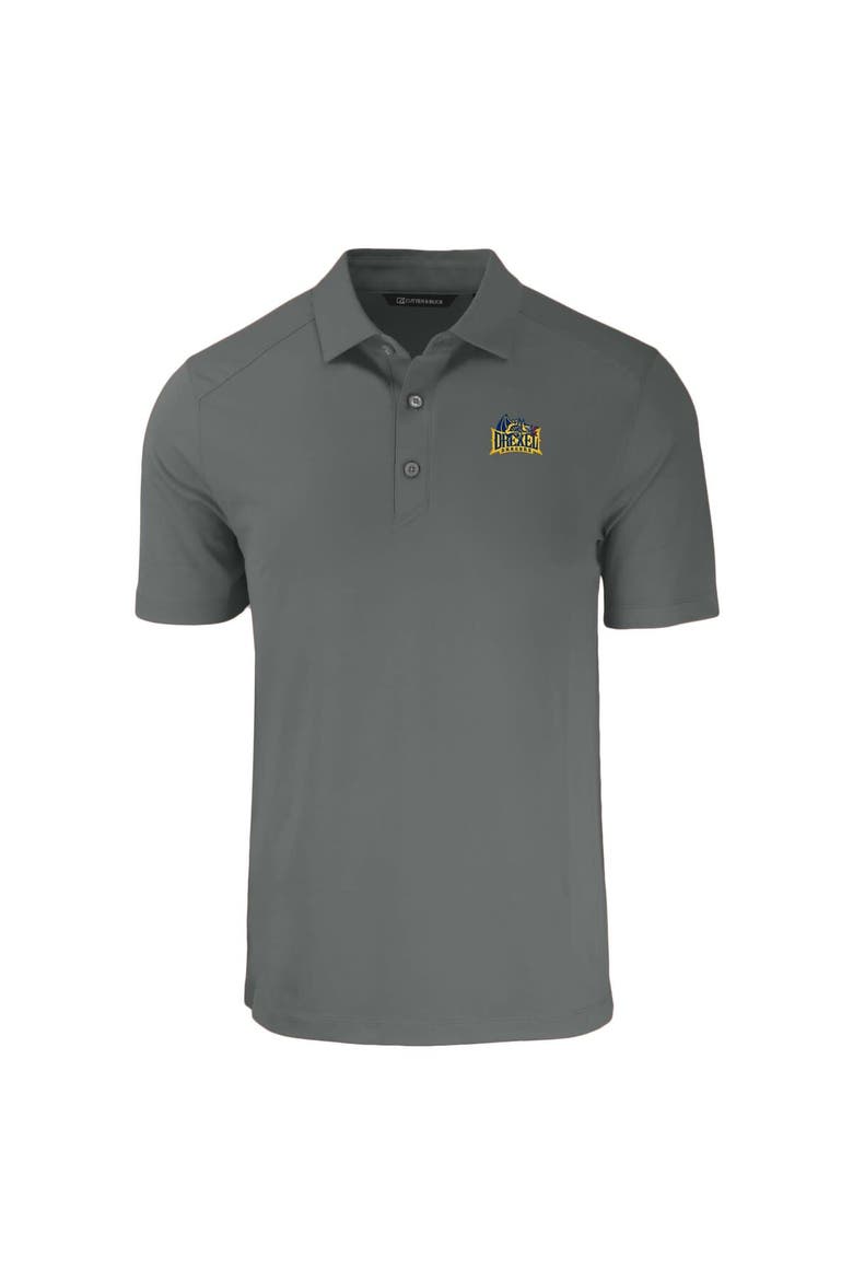 Men's Cutter & Buck Gray Drexel Dragons Big & Tall Forge Eco Stretch Recycled Polo, Alternate, color, Gray