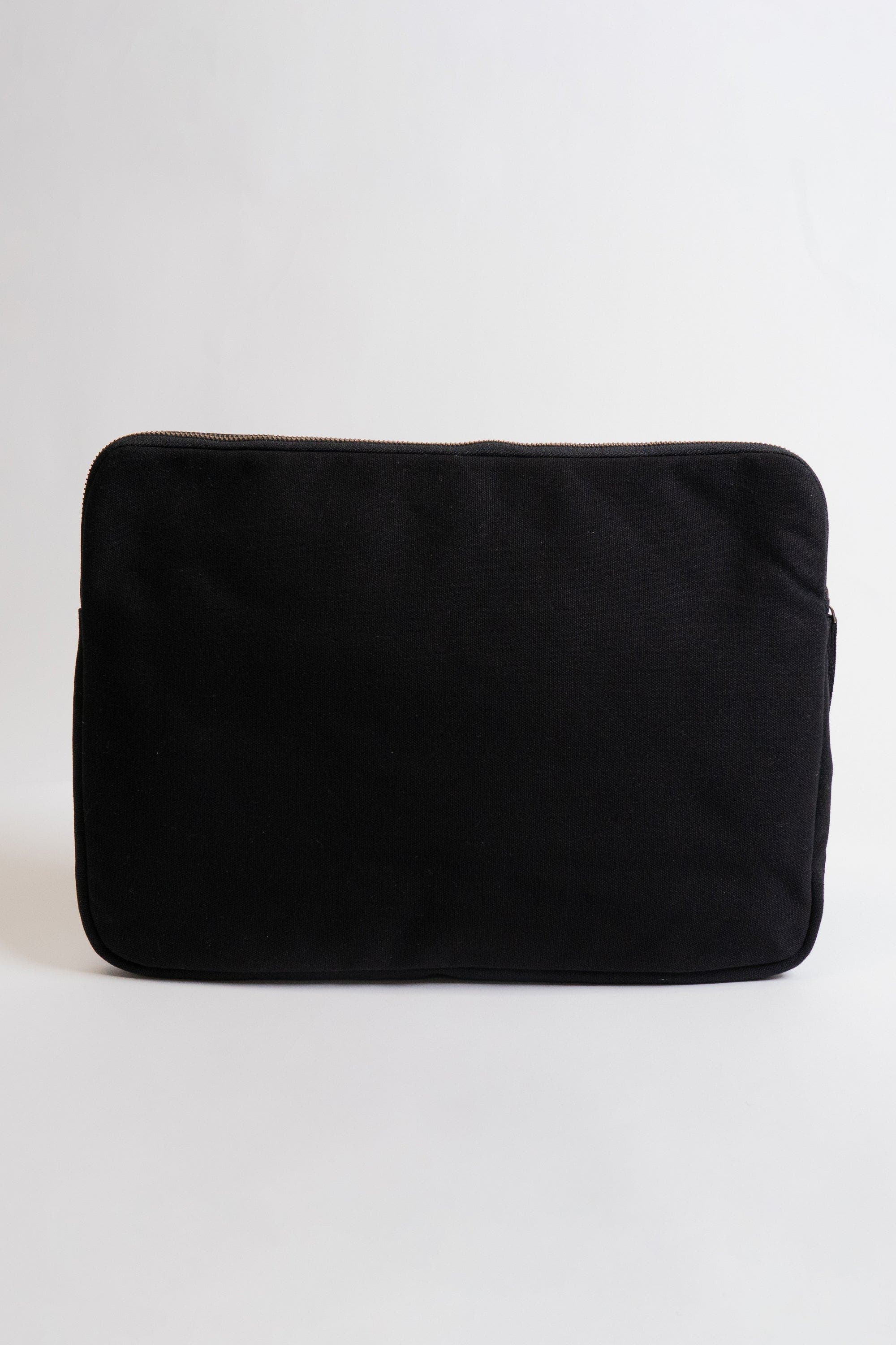 Terra Thread 15.6-Inch Organic Cotton Laptop Sleeve, Alternate, color, Ivory Black