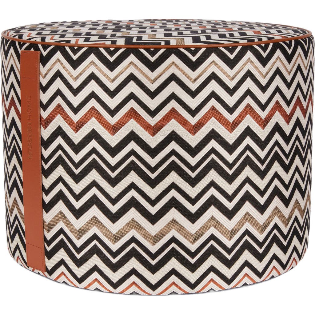 Missoni Home Belfast Cylindrical Pouffe 40x30 Cm in Beige Multicoloured  product