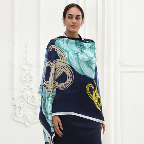 Youzey The Catherine Scarf In Blue