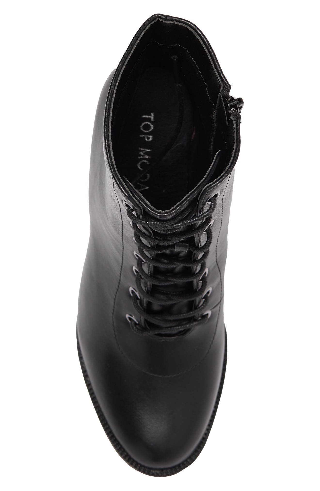 TOP GUY SHOES Top Guy Lug Sole Block Heel Lace-Up Boot, Alternate, color, 