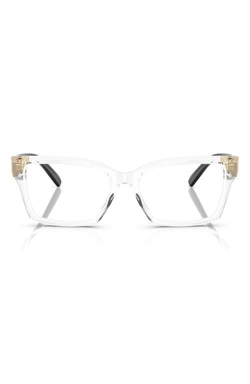 Tiffany & Co . 52mm Square Optical Glasses In White