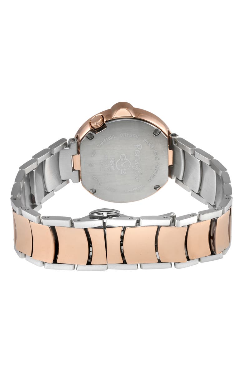 GEVRIL Perugia Diamond Bracelet Watch, Alternate, color,
