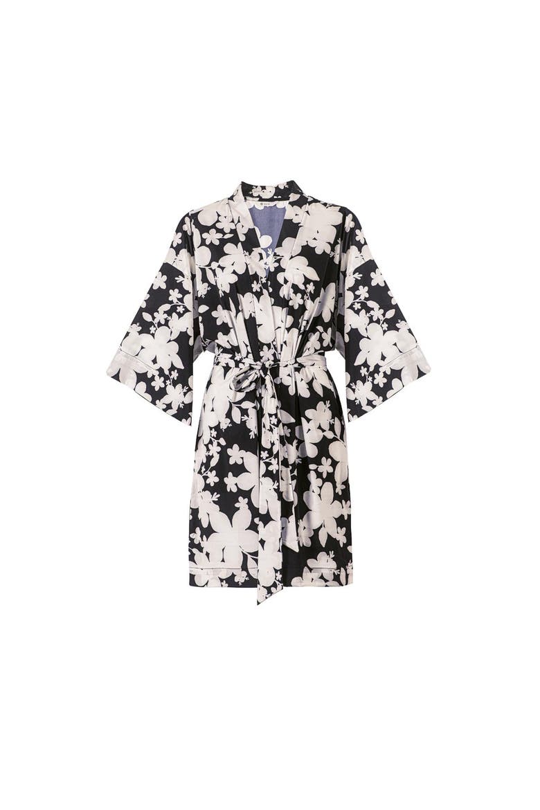 Albeon Short Robe, Main, color, Black