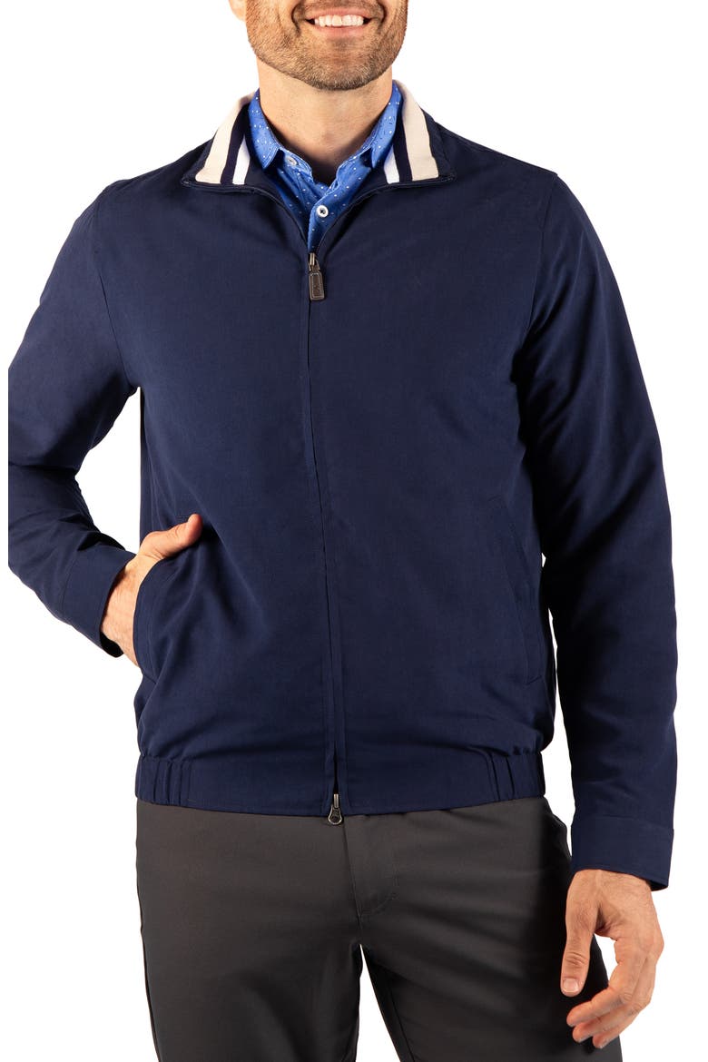 Water Resistant Golf Jacket, Alternate, color, NAVY