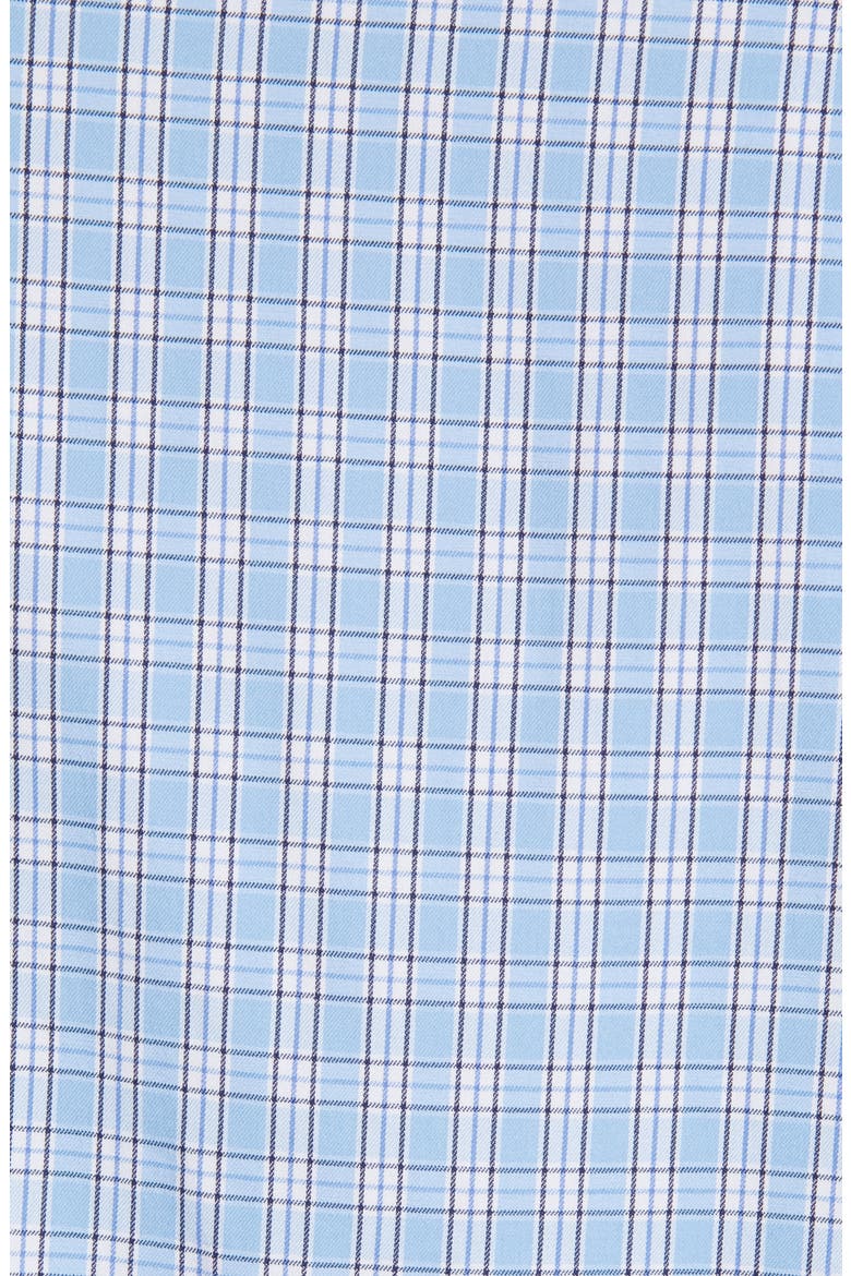 Intercoastal Brrr Yawl Check Button-Down Performance Shirt, Alternate, color, HURRICANE BLUE