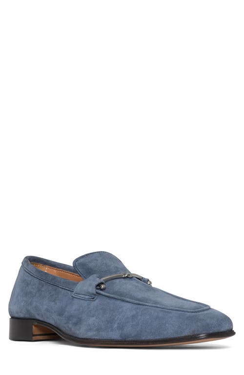Donald Pliner Horsebit Loafer in Denim 