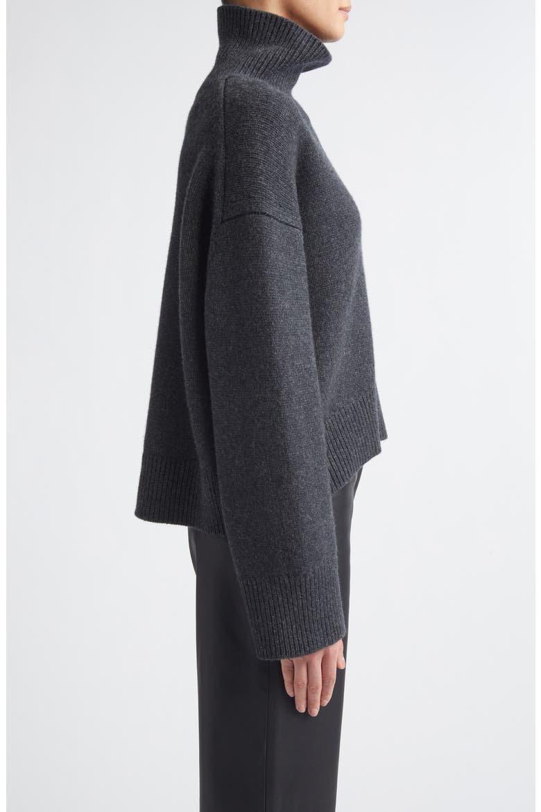 Jonah Cashmere Turtleneck Sweater, Alternate, color, CHARCOAL