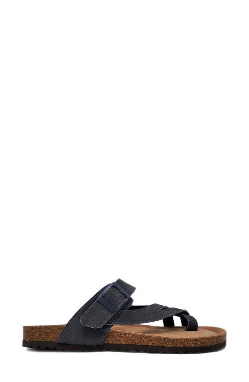 Gaahuu Strappy Slide Sandal In Grey