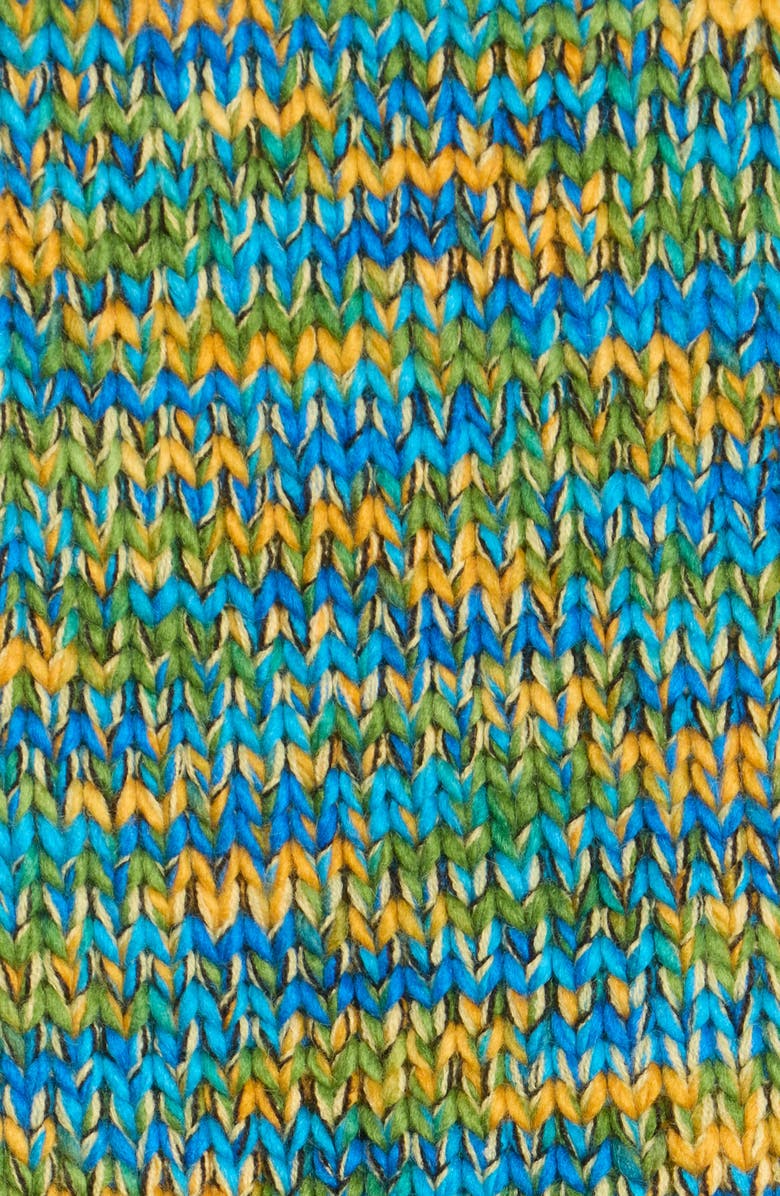 Kate Spade New York space dye marl scarf, Alternate, color, Bright Cerulean Mu